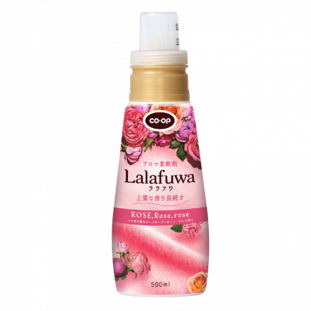 アロマ柔軟剤　Lalafuwa（ララフワ）　ROSE,Rose,rose　500ml